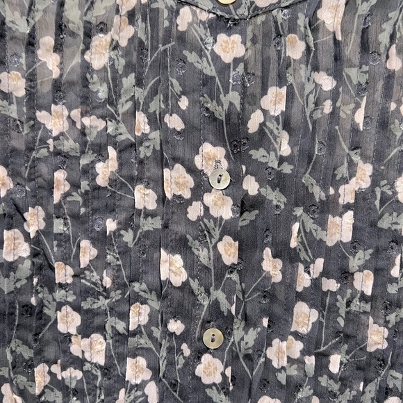 Lovestitch Women’s Sheer Top. Size M. Button Down - Picture 3 of 6